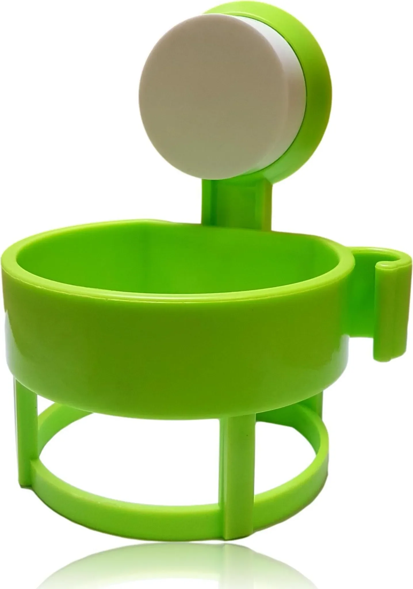 Fönhalter mit Saugnapf – Grün